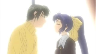 Horny anime teen rammed hard