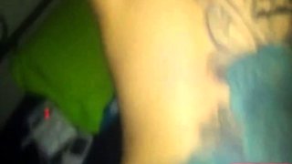Tattooed Chick Takes BBC in the Ass