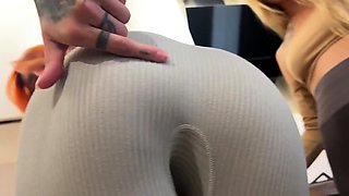 You're Leash Pet Who Has To Worship Three Butts - POV