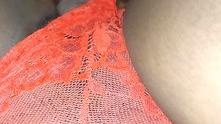 Sliding big dick in a tight pussy