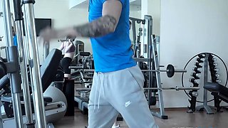 Teen fucked by a hot gym buddy
