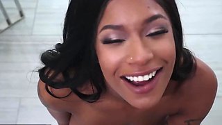 Mofos - Sexy Sarai Minx Gets Tired Begging Her Bf To Fuck Her So She Rides The First Dick She Finds