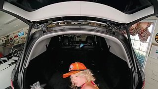 Sunday Hottie's Busty Brunette Passion in a Sultry Tale