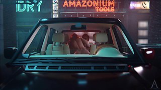 Amazonium Delicious hard sex in the car intense pleasure sweet hot ass swallowing big dick intense hard sex tasty buttocks sweet