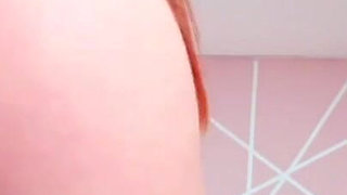 Girl with Dew Colro Hair Dances and Wants to Be Fucked