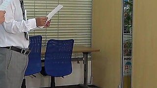 Sadistic Female President's Terrifying Morning Assembly, Kicking, Slapping, Spanking, Hard Ass Whipping with a Riding Crop