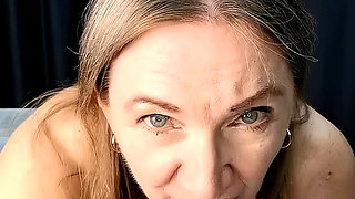 Mature cougar suck your cock and riding you POV