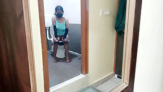 Stepsister Caught Peeing. Stepbrother Trys to Fuck Her in Different Positions