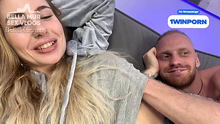 Sex vlog - my friend's long-awaited first time with a big ass milf