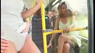 Laura Lion in Public Bus