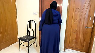 Hijab Muslim Arab Big Ass & Huge Boobs Maid Gets Hot & Undress Her Burqa & Hijab & Fucking Sex Toy