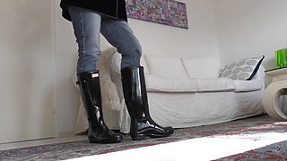 Special JOI and CEI Squeaky Rubber Boots Game