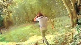 Horny driver is pulled over by vampire baddies with carving pussies