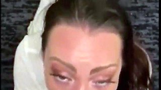 An amateur MILF blowjob followed by hot fucking