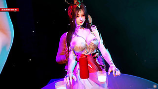 Lustful Motion Model: Curves on Fire - 3D Animation Hentai