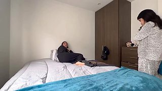 Scarlettandc Latina Roomie Big Ass Lesbian Fingering in Pantyhose