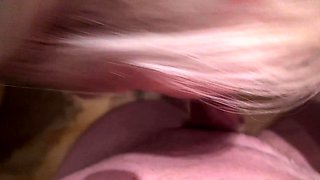 Blonde-Brunette MILF Threesome Facial