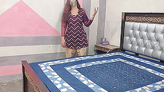 Bhabhi Was Cleaning the Room, Stepbrother-in-law Made Her a New Maid and Left Her, Indian Desi Bhabhi Doggystyle Anal Fuck Best
