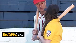 Their Horny, Teen Stepdaughters Don't Want to Play Baseball! They Want a Foursome