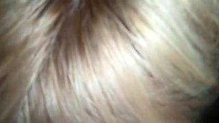Amateur MILF Gives a Close-Up Blowjob at Home
