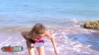 Alys Rebel: Photos with the Young French Alys Rebel Who Puts on a Show in the Waves