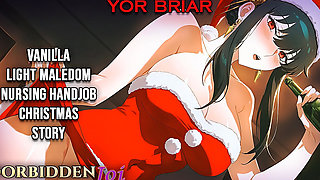 Your Devoted Wife Yor Is Your Christmas Gift! (yor Briar, Light Maledom, Vanilla, Nursing Handjob, Christmas)