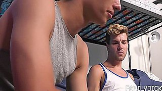 Under The Covers With My Hunky Stepfather - Dublin Grey, Bishop Angus And Darron Bluu