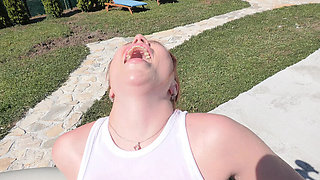 Kisankanna Pool Sex - Big Cock Fucks Tight Pussy & Facial Cumshot