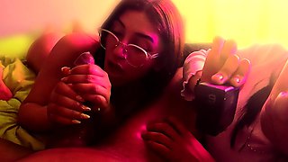 Danna Sucks Cock While Her Best Friend Films
