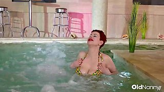 Big-titted mature Lisa Pinelli in an Intimate Solo Scene