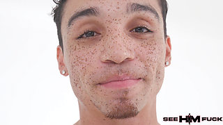 Stud Amone's Hole Tongue-fucked by Lola's Fiery Hunger!