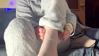 Sweat, Dirty Socks and Feet Worship POV Domination with Dirty Talk