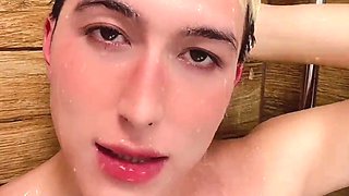 Femboy Lewd Bathroom and Spunk