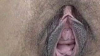 Vaginal Dilator in a Big Hairy Pussy