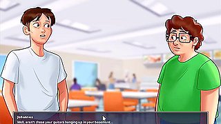 Car Toon In Summertime Saga - Got A Boner Everytime I Saw Boobs