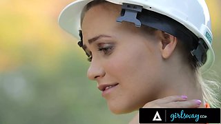 Girlsway - Big Naturals chiropractor Angela White gives hot Mia Malkova amazing aggressive therapy