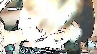 Cartoonized deepthroat