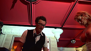 Hot German MILF Teases Tits and Fucks Wild