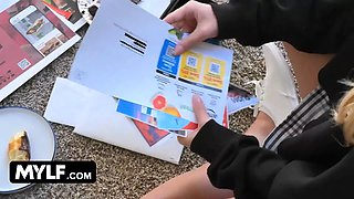 Millie's harry potter party turns into a internal cumshot fellatio escapade