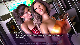 Kate Made Delphi To Squirt in Public Metro Train Before Reaching The Office