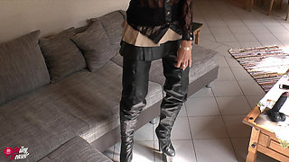 Blonde Slut Rips Her Pussy Open!! Creamy & Dirty!!