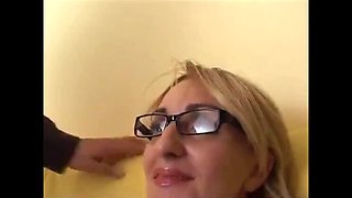 Blonde MILF Intense Cuckold Hardcore Facial Fucking