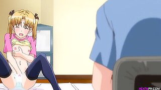 Seduced at home by his petite virgin stepsister - Hentai Uncensored