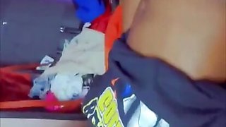 Cute African Ladyboy Masturbate and Cum..