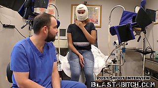 Taylor Ortega's pussy gets creampied in a POV medical roleplay