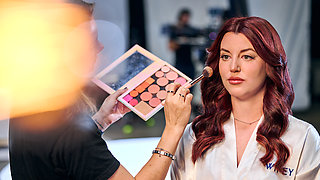 Redhead takes on two big cocks and a cuck records it