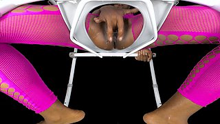 Janitors Dream Vol. 3 - Extreme Ebony Squirting Toilet POV