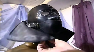 Obedient latex wife just likes to participate in some nasty shows of her master