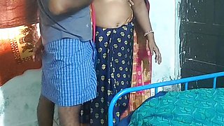 Step mother was standing and I lifted her saree and licked her pusssy then had sex with her.