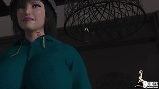 3D Porn Graphic Novel: Curvy Busty PAWG Has Fun With a Black Bellhop And His Monstrous BBC